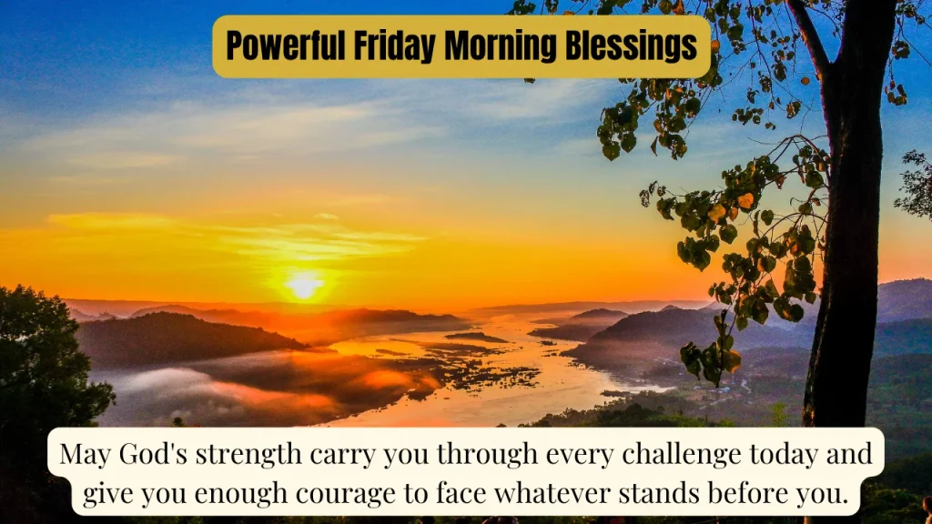Powerful Friday Morning Blessings