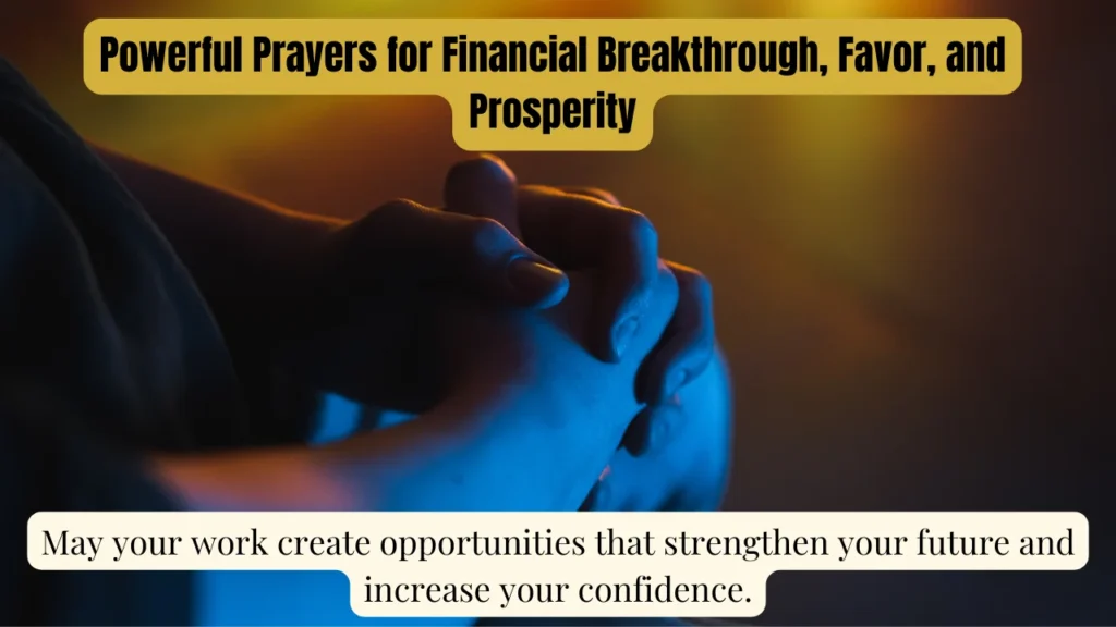Powerful Prayers for Financial Breakthrough, Favor, and Prosperity