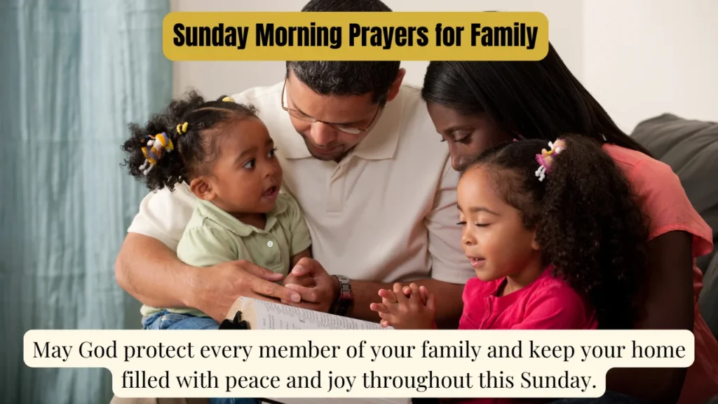 Sunday Morning Prayers for Family