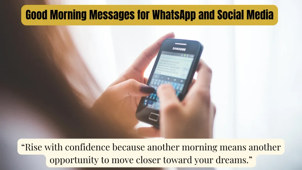 Good Morning Messages for WhatsApp and Social Media