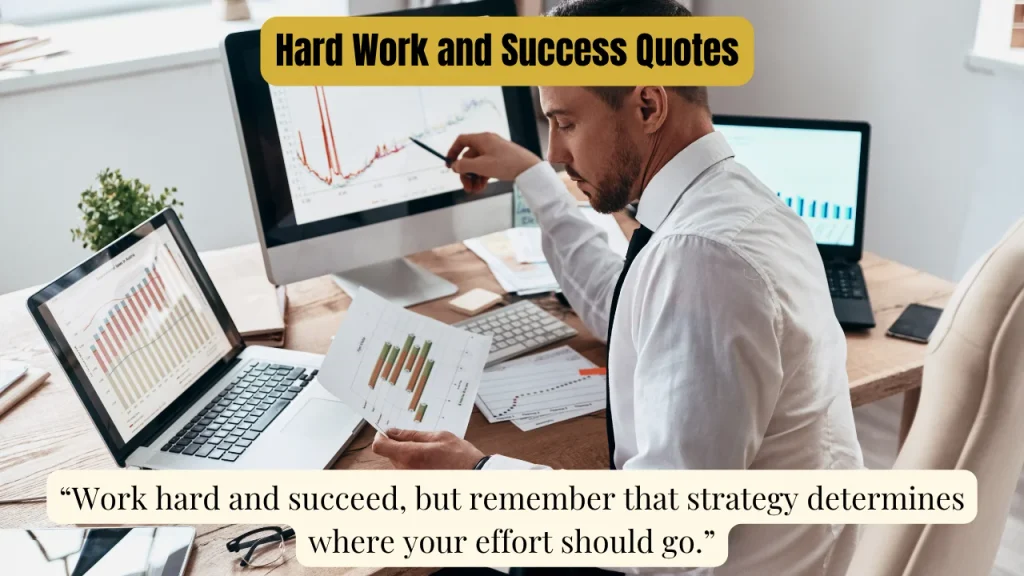 Hard Work and Success Quotes