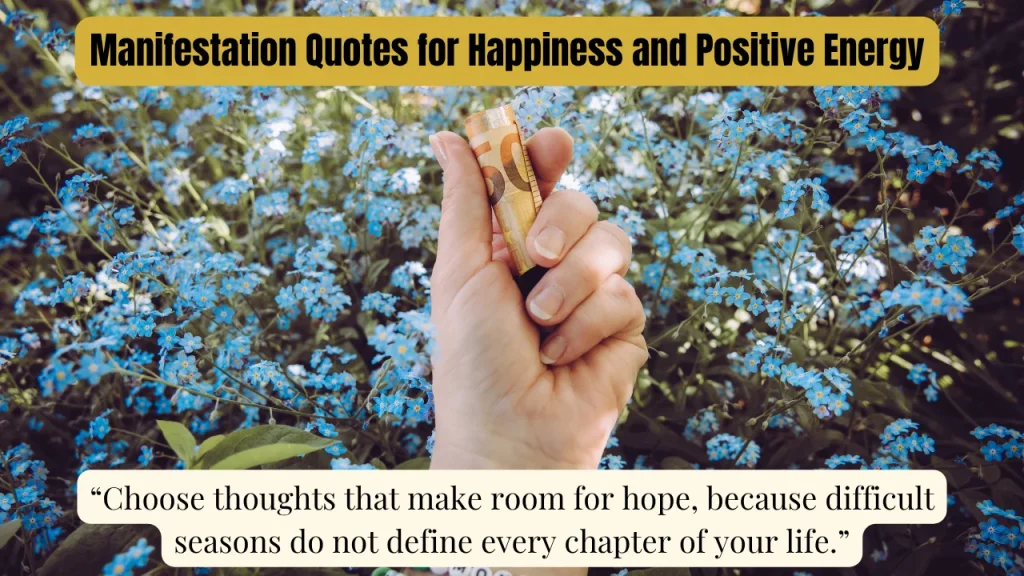 Manifestation Quotes for Happiness and Positive Energy