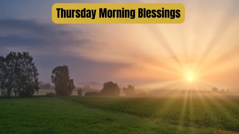 Thursday Morning Blessings