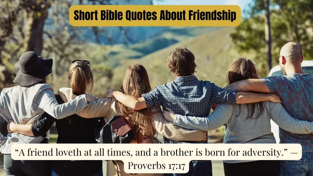 Short Bible Quotes About Friendship